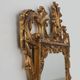 Miroir en métal doré de style Chippendale, Italie, 20e siècle