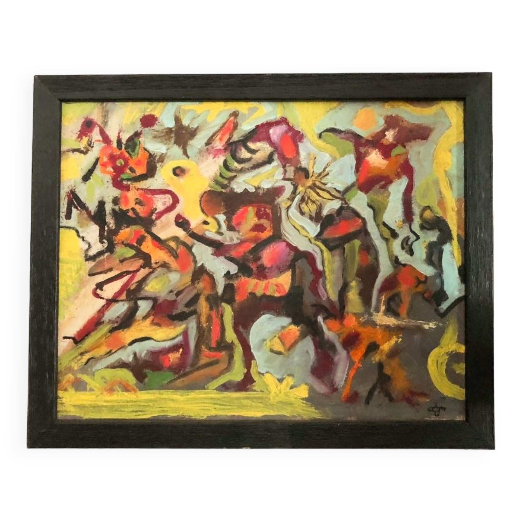 Pretty Tahitian gouache