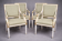 Classic Louis XVI armchairs. Solid wood.