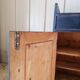 Low wooden entrance furniture