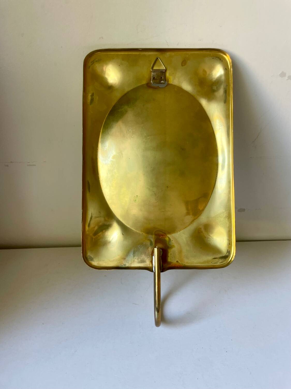 Vintage Brass Wall Candle holder  Sconce  height 28  cm