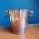 Champagne silver metal ear bucket stamped st médard 25