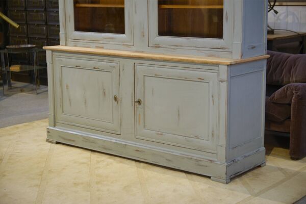 Buffet deux corps patiné Crozatier 1980’s