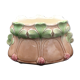 Gardener old art nouveau earthenware slurry decorated with clover n° 272