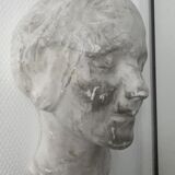 Woman's head in platre