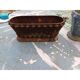 4 cast iron planters from 1900 from Charleville-Mézières