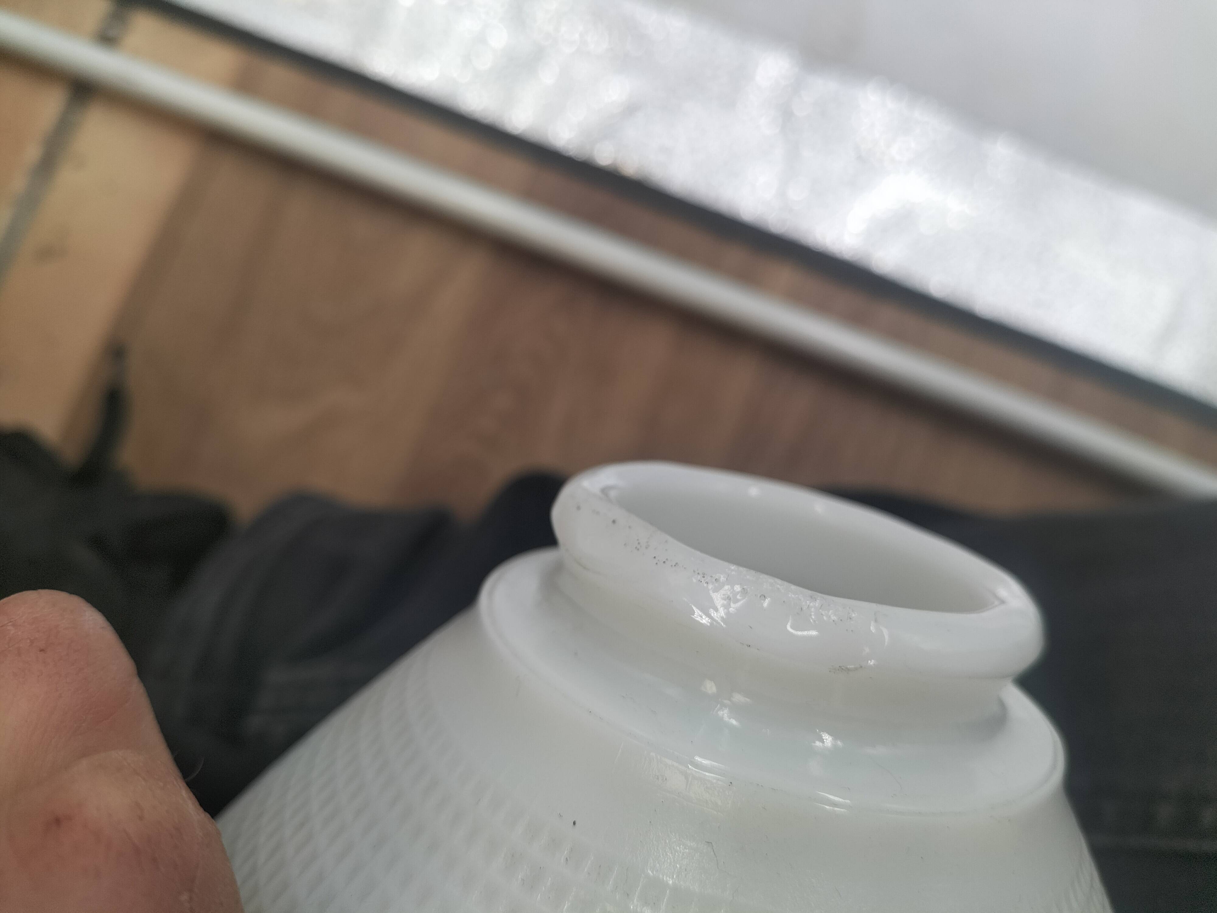 Opaline pendant light