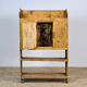 Antique primitive moldavian pine country farmhouse cabinet , circa 1850