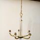 Art Deco chandelier attributed to Jacques Adnet, 1950s/60s.