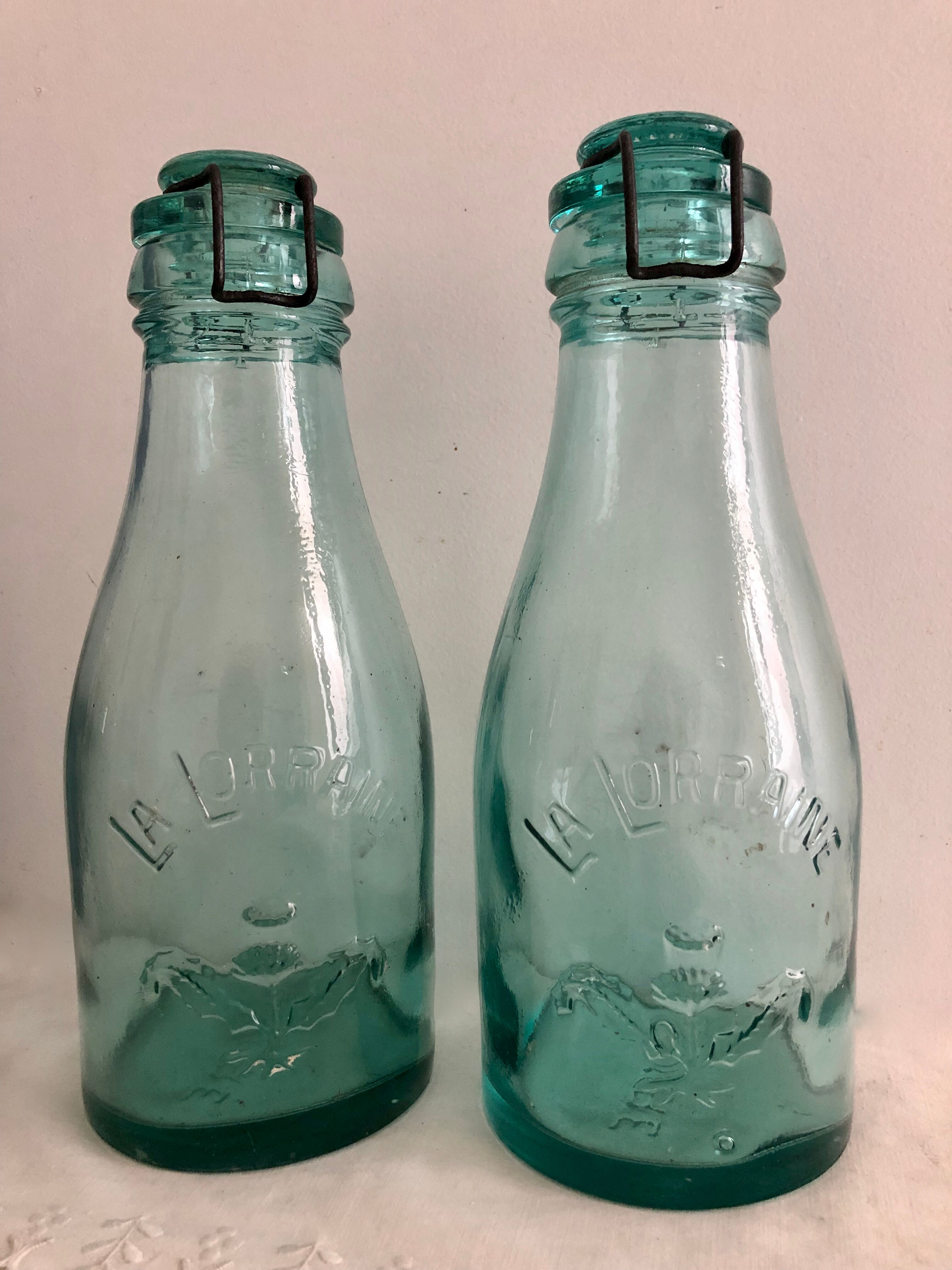 Paire de bocaux aux chardons "La Lorraine" - 1 litre