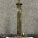 Lamp foot in gilded brass and black marble Louis XVI era around 1900