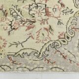 7x10 Cream Brown Oriental Vintage Area Rug, 203x308Cm SK 23587