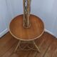 Vintage rattan and bamboo floor lamp from the 1950s-60s
