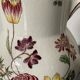 Pichet en faience à décor floral