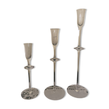 trio of flower vases / crystal candle holders Villeroy & Boch