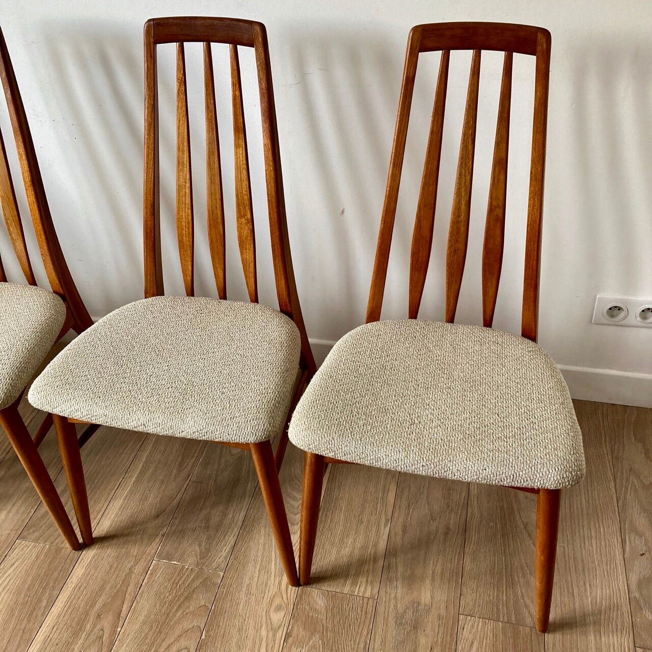 Suite de 4 chaises Eva de Niels Koefoed