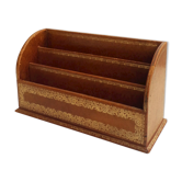 Porte document de bureau cuir français 1960