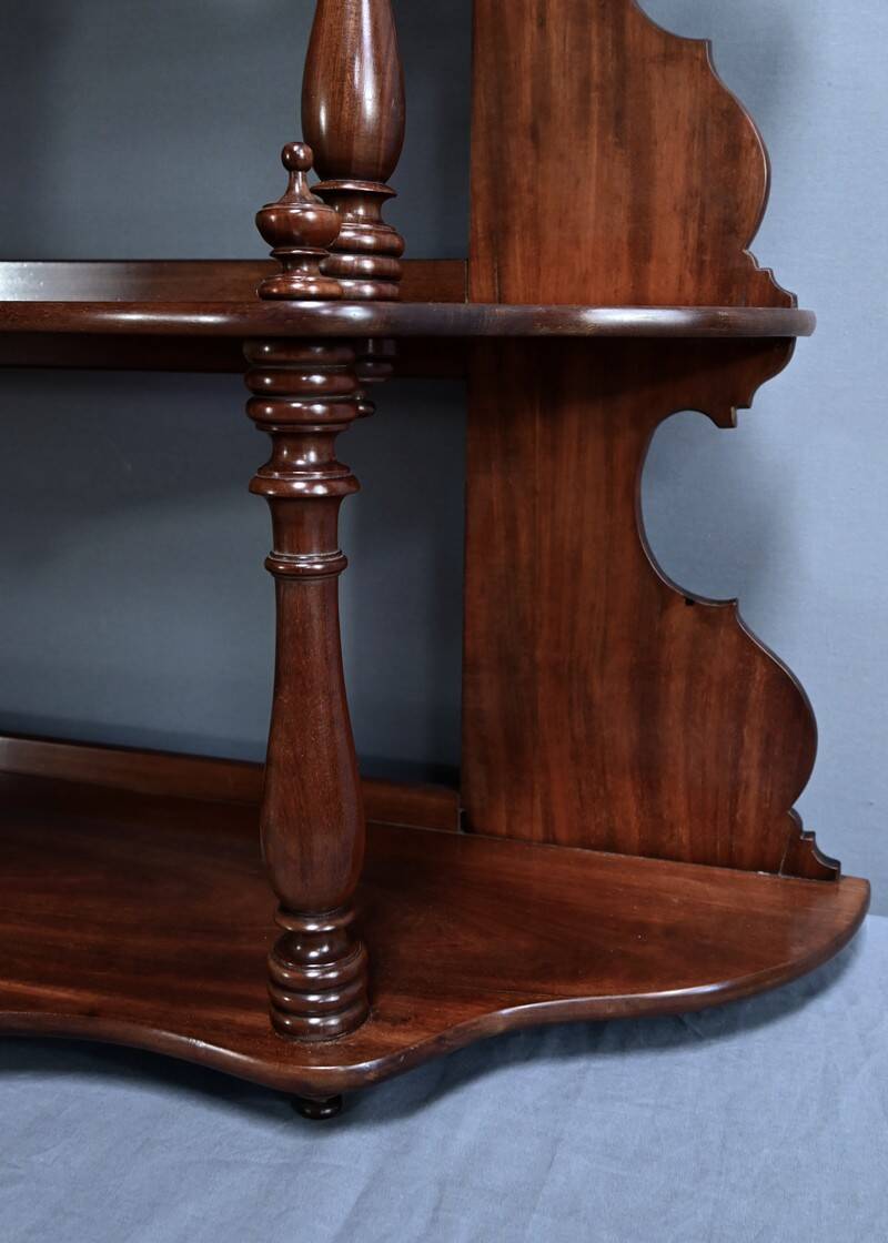 Mahogany Wall Shelf, Louis-Philippe Period – Mid-19th Century