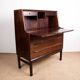 Secretary desk, Danish Rosewood by Arne Wahl Iversen for Branderup Mobelfabrik 1960.