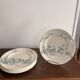 Lot 6 Plate Plates Faience Longwy Model Mignon