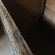 Old patinated wooden chest early 20th century