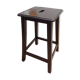 Wooden workshop stool, 60s-70s