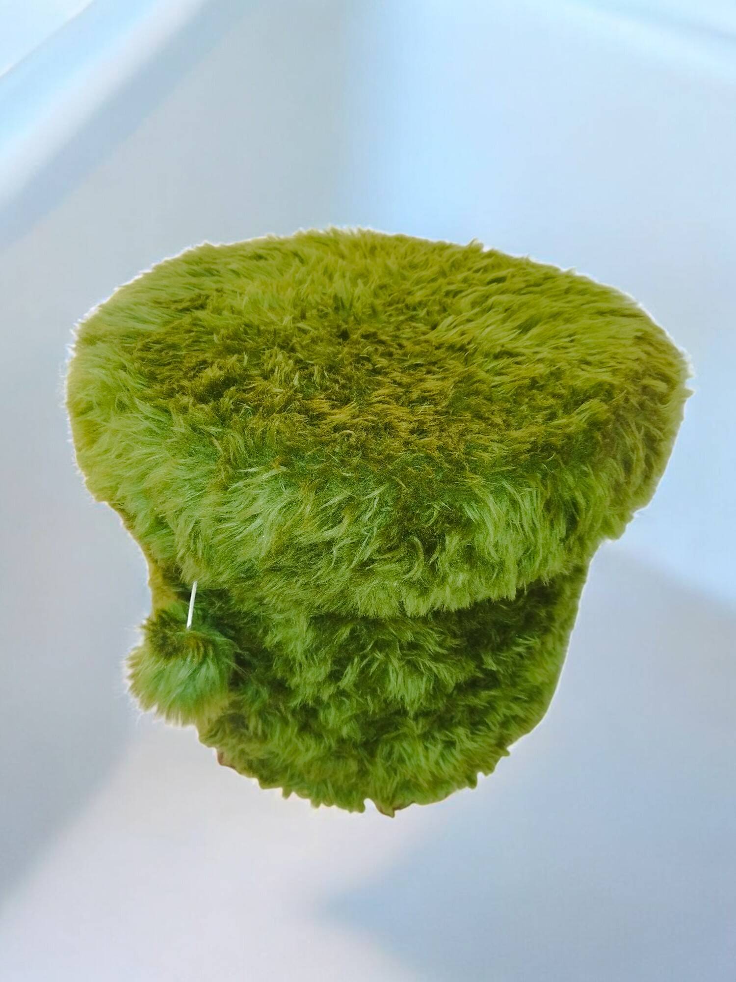 Hairy storage pouf
