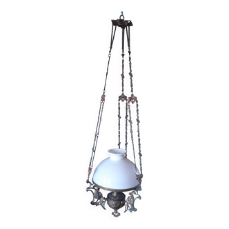 Oil lamp suspension art deco