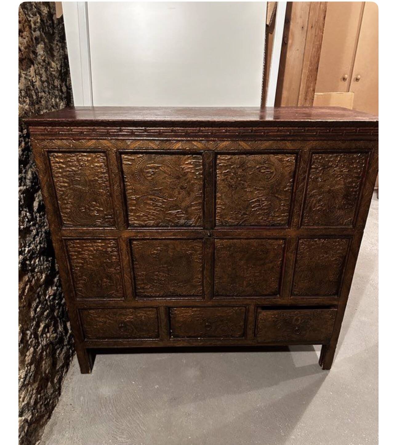 Ancient Tibetan commode