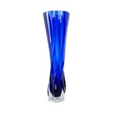 Vase Cobalt, design danois, années 1970, fabriqué au Danemark