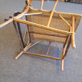 Wicker chaise longue circa 1900