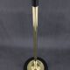 1970s Pair of Glass Brass Floor Lamps by Kamenicky Senov , Czechoslovakia