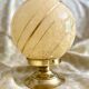 Yellow Clichy glass art deco lamp