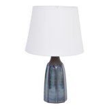 Lampe de Bureau Modèle 1042 en Grès Bleu par Einar Johansen pour Søholm