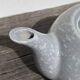 1980s speckled grey and white teapot