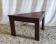 Table basse triangulaire en bois massif