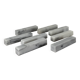 Set of 8 white marble knife holders
