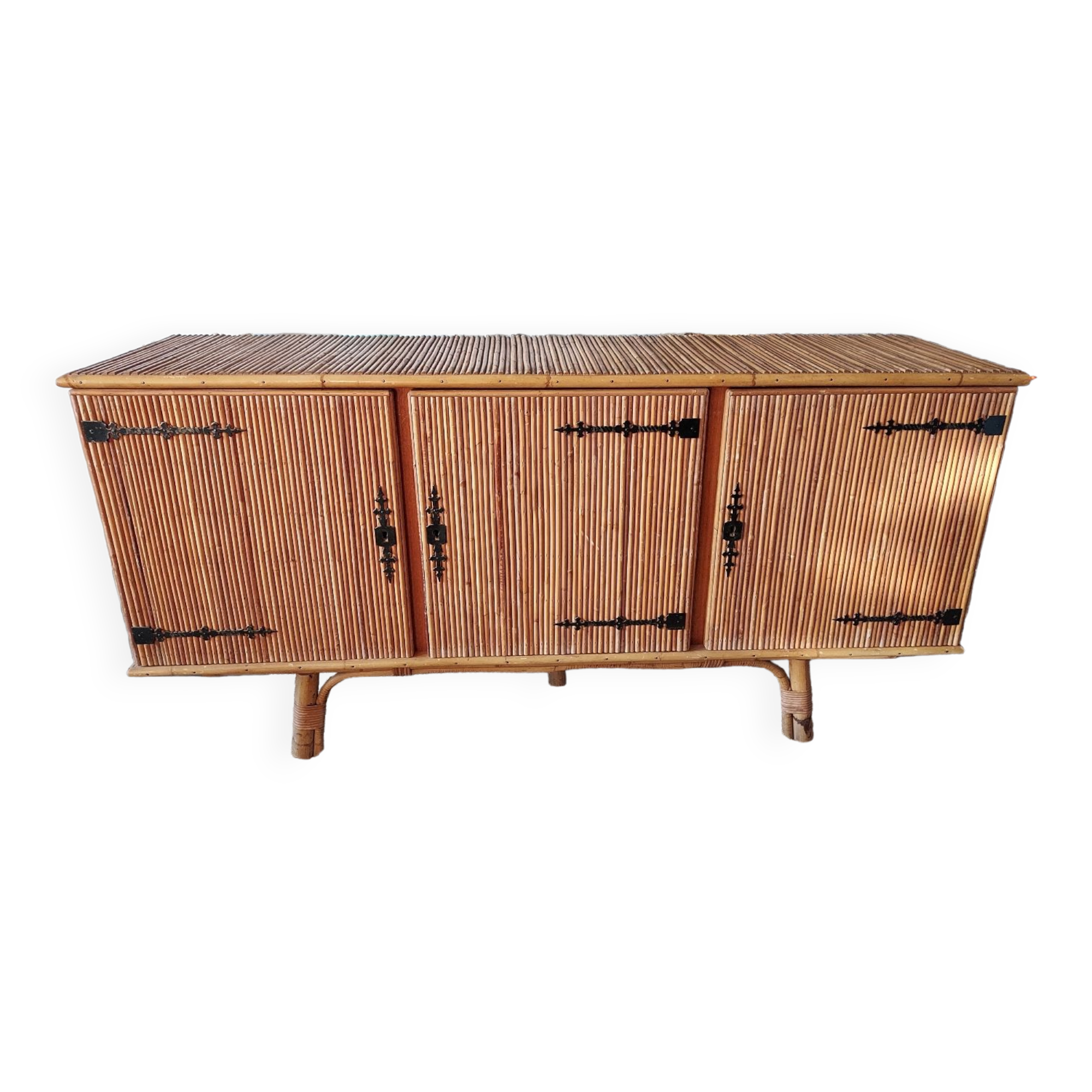 Rattan sideboard
