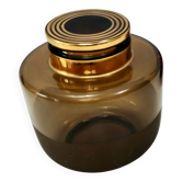 Art Deco Brown Blown Glass Vase, Italy