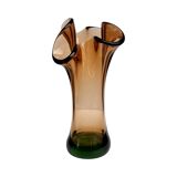 Hana Machovská vase, Borocrystal Nový Bor, Czechoslovakia, 1970s, art glass