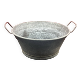 Old small zinc basin