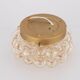 Helena Tynell for Glashutte Limburg amber bubble flush mount