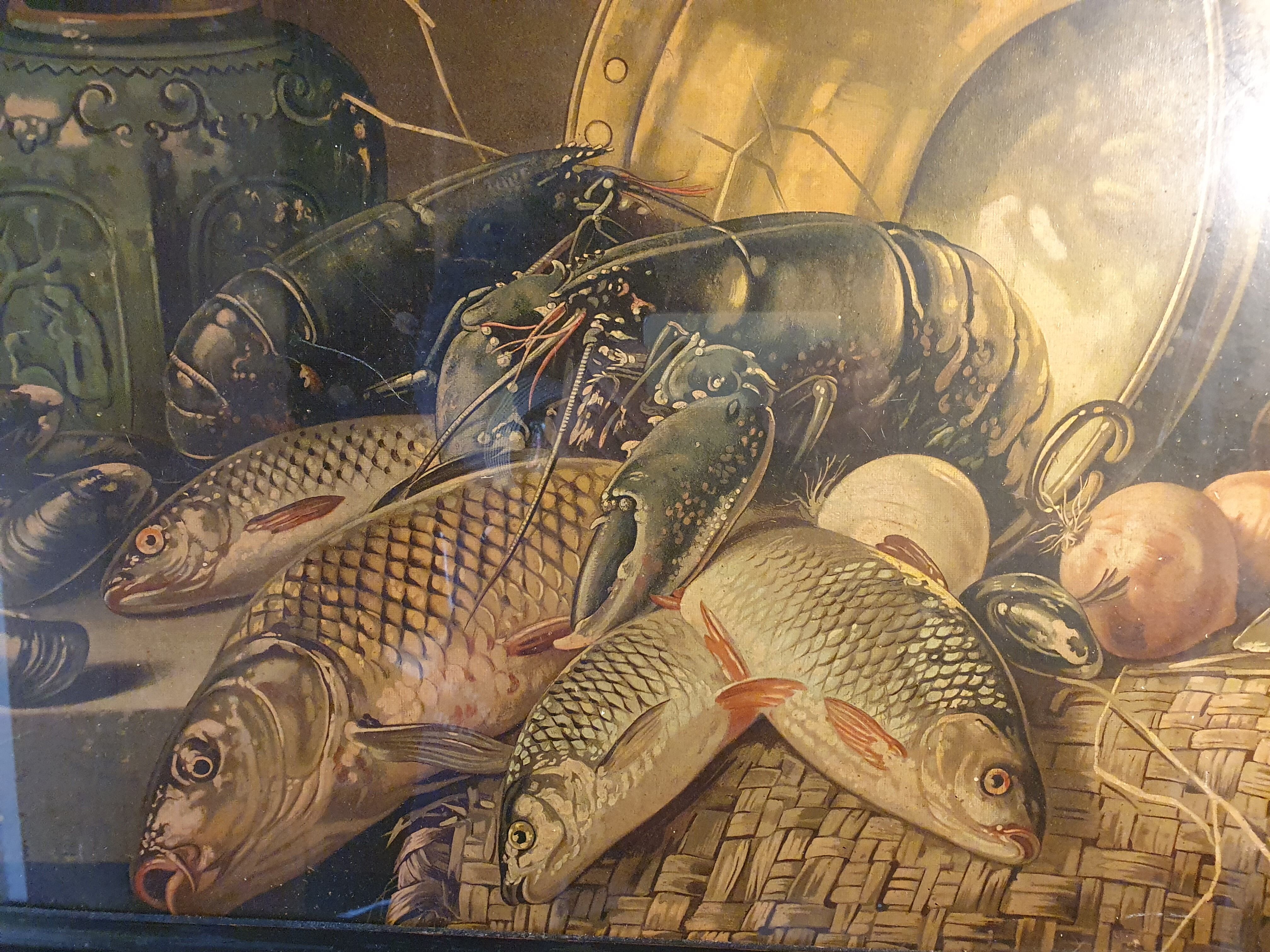 Still life under glass