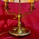 Lampe Bouillotte vintage, Empire, par Lucien Gau
