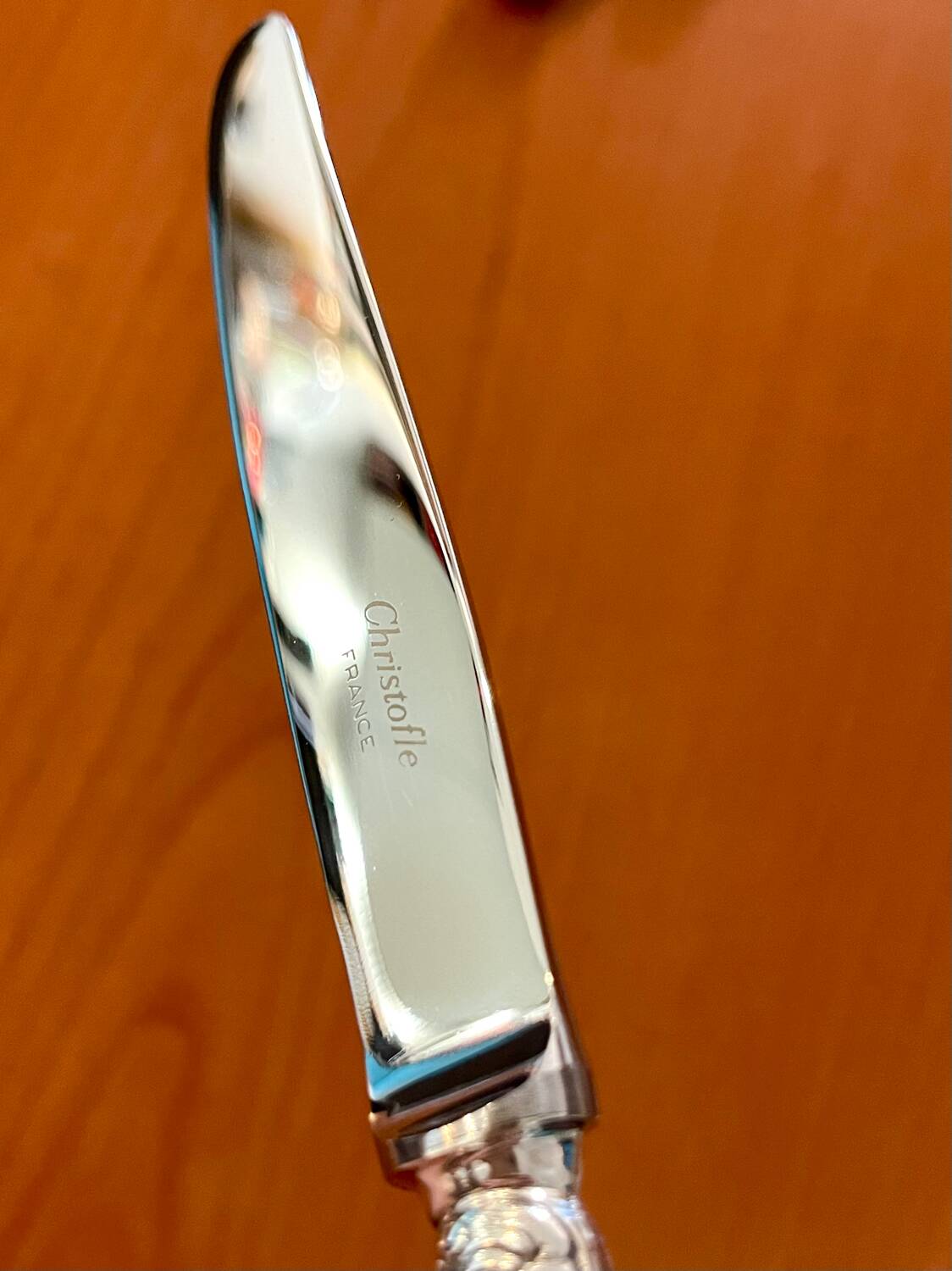 Christofle marly 12 marly knives 19.5 cm superb condition