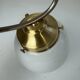 Ancienne applique laiton & opaline vintage
