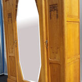 Ice oak art deco cabinet