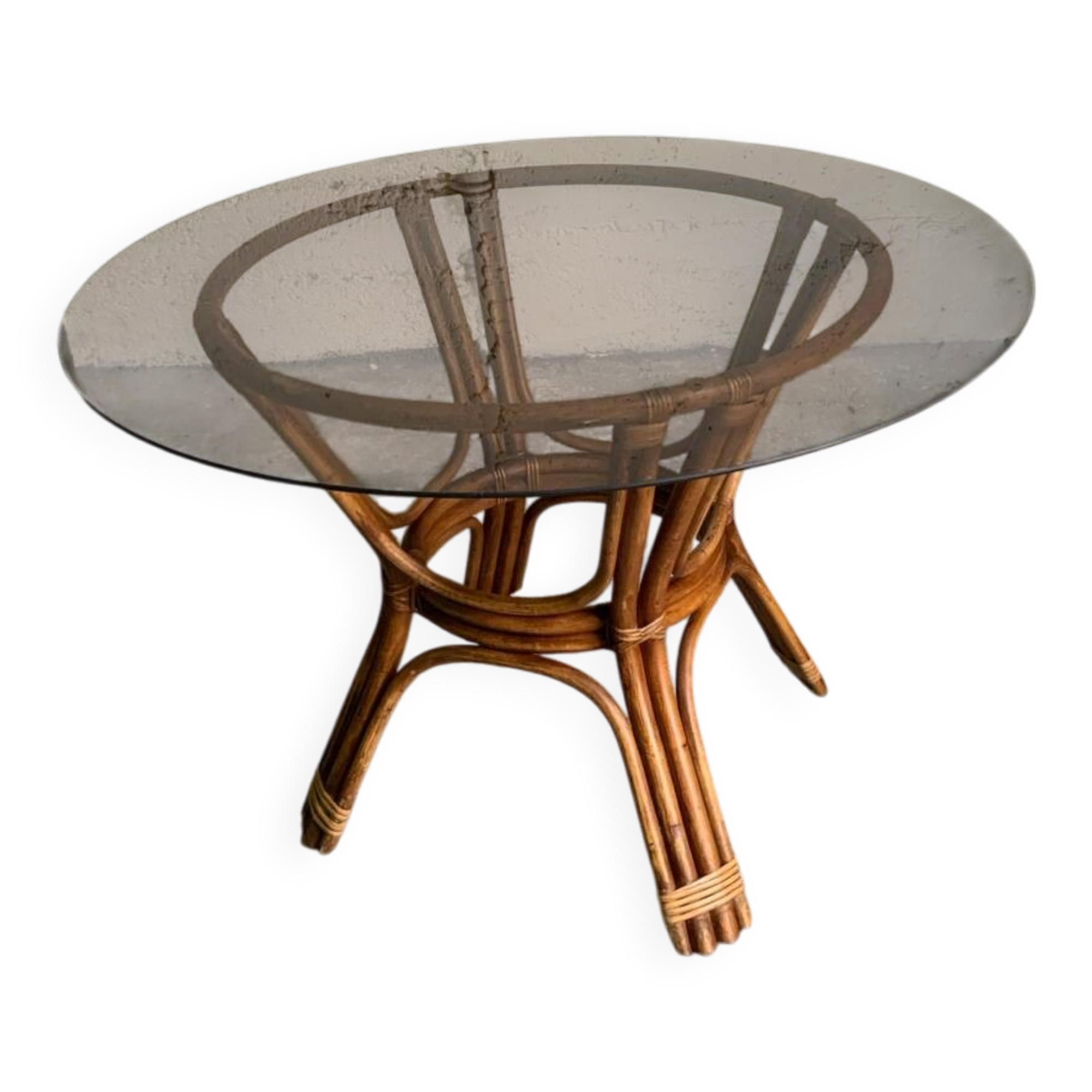 Bamboo table from the 1970s