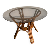 Bamboo table from the 1970s