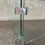 Vintage Ikea glass coffee table